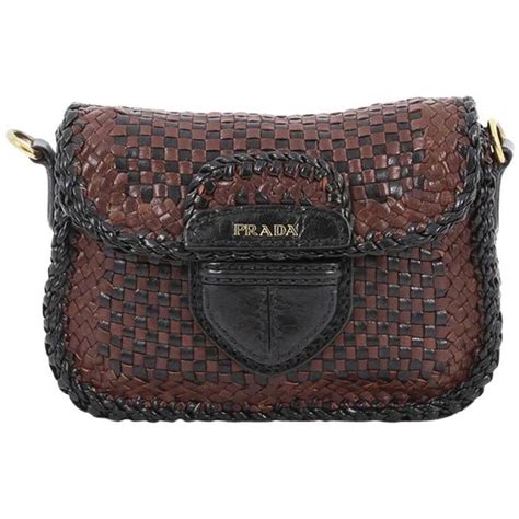 prada bag woven|prada over shoulder bag.